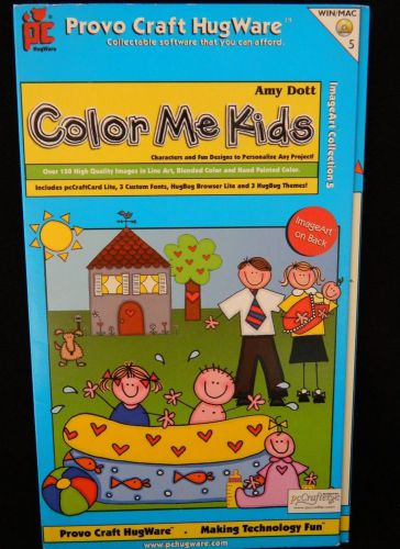Color Me Kids Scrapbooking Clip Art Image Fonts Windows Provo Craft Hugware
