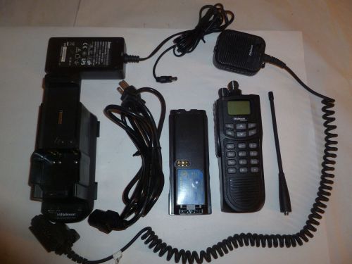 EF Johnson Ascend ES Multinet P25 Compliant 800 MHz Two Way Radio w Mic Charger