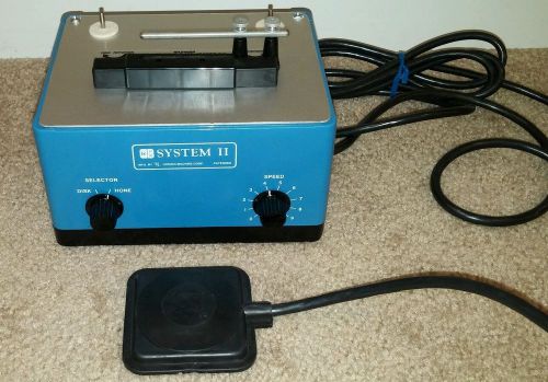 RHM System II Dental Honing Sharpening Machine RX w/ Foot Switch