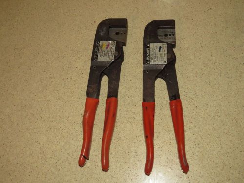 ^^ LOT OF TWO THOMAS &amp; BETTS WT-231 / WT-683  CRIMPING CRIMPER TOOLS   (XXY)