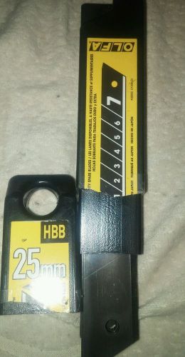 Olfa 25mm hbb black blades