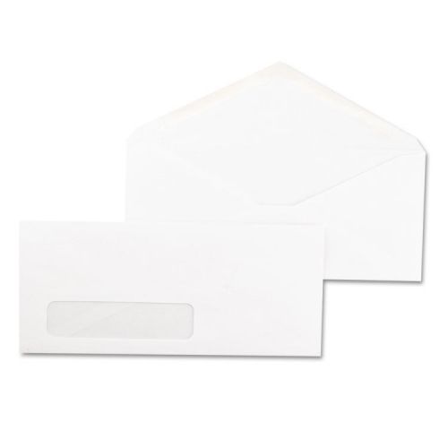 Universal Window Business Envelope, V-Flap, #10, White, 500/box