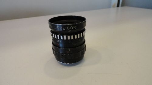 Lens 23: Soligor 25mm 1:1.9 TV Lens Television Lens