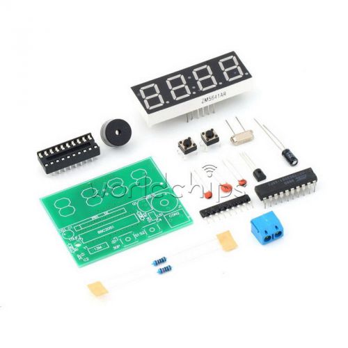 5PCS 4 Bits Digital AT89C2051 Electronic Clock Production Suite DIY Kits