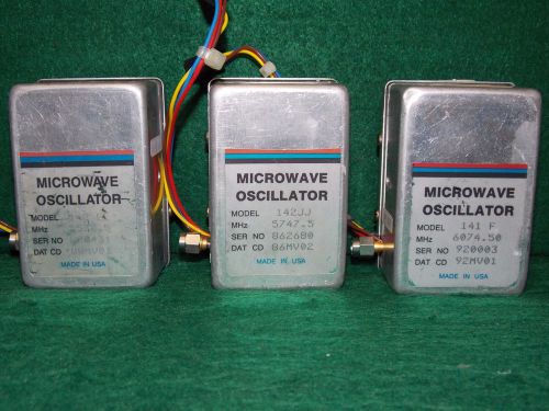 Alcatel-Lucent Dielectric Resonator Microwave Oscillators (Lot of 3) ~