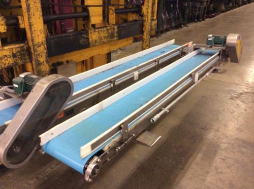 12&#034;wx9&#039;l stainless steel frame belt conveyor 1/4hp sumitomo gearmotor for sale