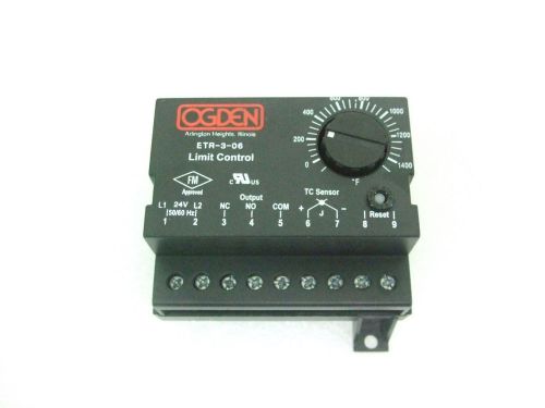 OGDEN ETR-3-06 Temperature Controller Control .NEW