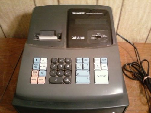 SHARP ELECTRONIC CASH REGISTER XE-A106 PARTS ONLY