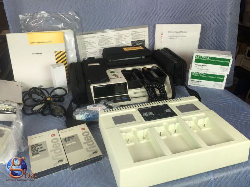 NEW LifePak 10 Cardiac Monitor with Paddles Leads Battery Charger AC Aux Pwr