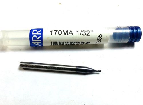 1/32&#034; 02017 Garr Solid Carbide TiALN 4 Flute Stub End Mill (P 538)