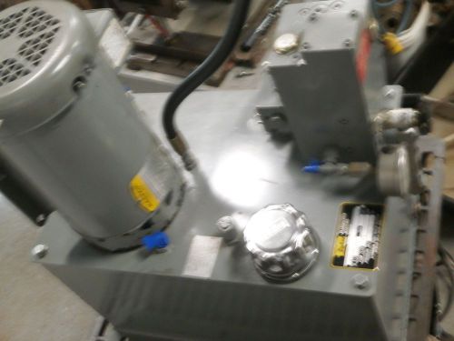 Cnc collet closer &amp; puller rotary chuck actuator &amp; parker hydraulic power unit for sale