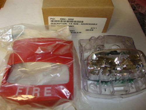 New (fs) simplex 4904-9332 truealert non-addressable red fire alarm strobe for sale