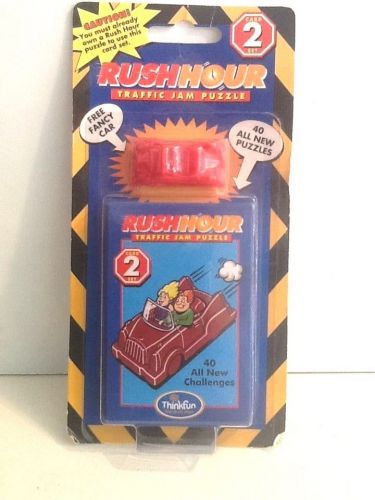 Vintage Rush Hour Traffic Jam Puzzle Supplementary Deck #2 - NEW - SEALED - 1997