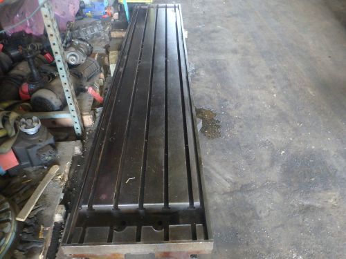 132-7/8&#034; x 24&#034;x 7.5&#034; steel welding t-slot table cast iron layout plate fixture for sale