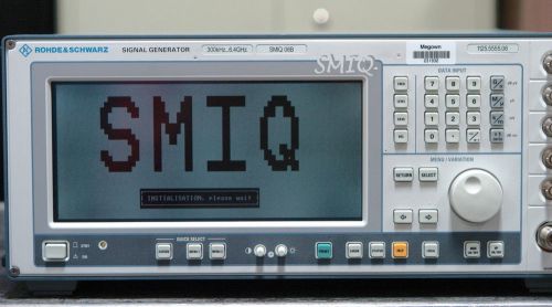 Rohde &amp; schwarz  / r&amp;s smiq06b 300 khz to 6.4 ghz vector signal generator for sale