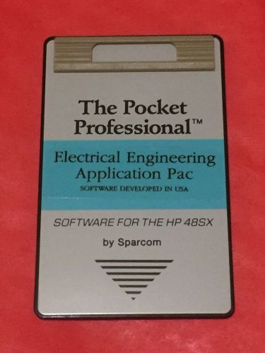 Electrical Engineering Application Card for HP 48GX Calculator