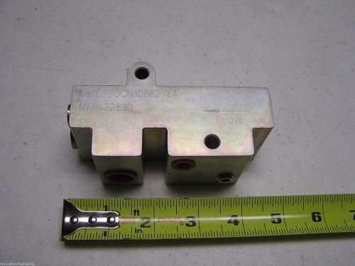 Terminal  block hydraulic check valve 3/8&#034;npt thread size ball flow control 0601 for sale
