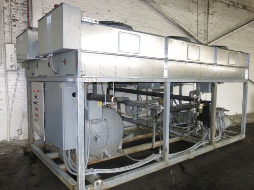 80 ton air cooled chiller complete with 125 gallon tank and pump for sale