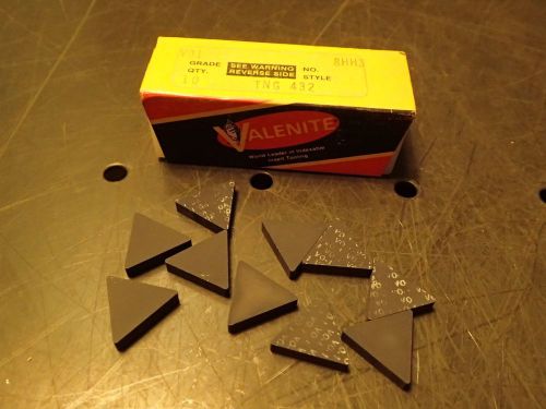 10-Pack Valenite TNG-432 Indexable Carbide Inserts gr V01 USA