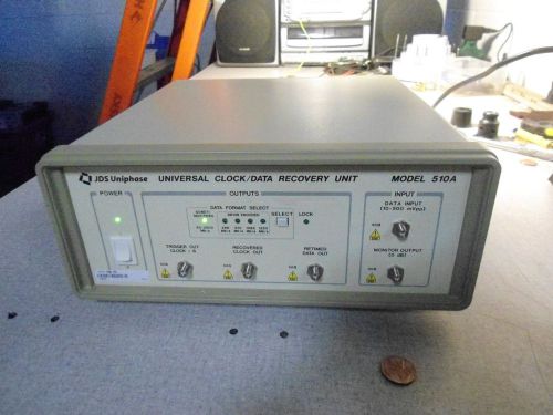 JDS Uniphase Universal Clock Data Recovery Unit Model 510A