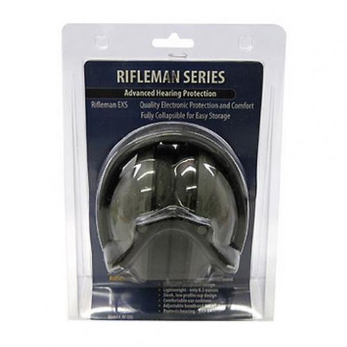Pro Ear Rifleman EXS Ear Muff Hearing Protector 21dB NRR Black RF-EXS