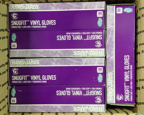 Snugfit Vinyl Powder Free Food Gloves 304362413 Size Large 5 Boxes of 100