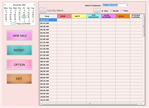 Beauty salon pos software: appointments / sell services and products. 2016 for sale