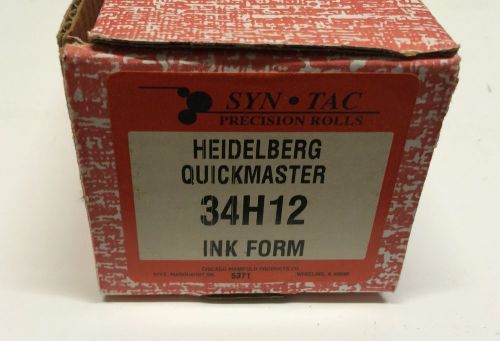 SYN-TAC PRECISION ROLLS 34H12 INK FORM - HEIDELBERG QUICKMASTER QM46