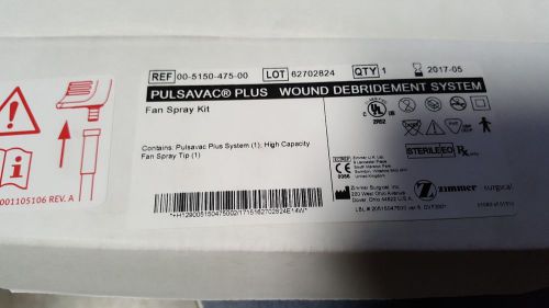 Zimmer Pulsavac Plus Wound Debridement System 00-5150-475-00 parts