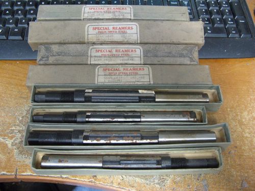 4 Vintage Cleveland Twist Drill Special High Speed Reamers 83.432 800342 83.478
