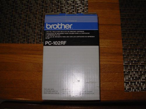 Brother PC-102RF -  re-fill rolls for use in PC-101 Printing Cartridge   New!