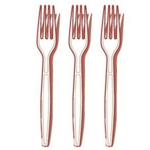 Fineline Settings 100-Piece Extra Heavy Cutlery Forks, Black
