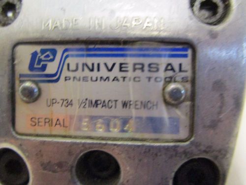 1/2&#034; Universal pneumatic tools impact wrench UP-734  made in JAPAN