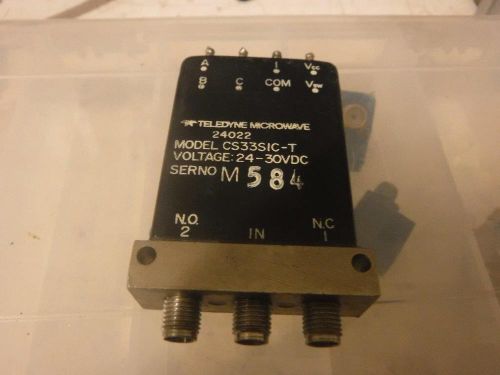 Teledyne  SPDT  Microwave Switch SMA, 18GHz, 28V, TTL Driver