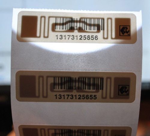 Retail RFID Labels ~ Avery Dennison, 450 per roll, Barcoded, Tags Too!!