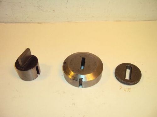 Wilson 2&#034; Turret Station Tool .290 x 1.370 Rectangle Punch Die &amp; Stripper Plate