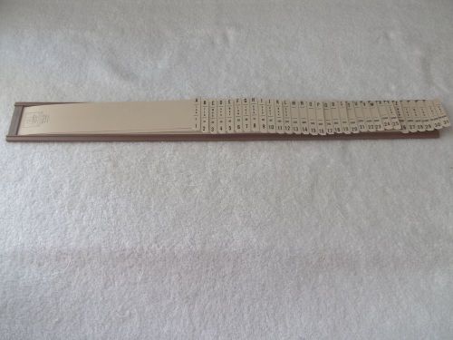 Amberg P31 No. 40652 File Sorter Organizer Sort By Day,Week, Month, Alp. or Num.