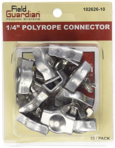 Field guardian 10-pack polyrope connector 1/4-inch for sale