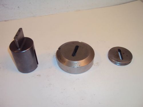Wilson 2&#034; Turret Station Tooling .133 x 1.318 Oblong Punch Die &amp; Stripper Plate