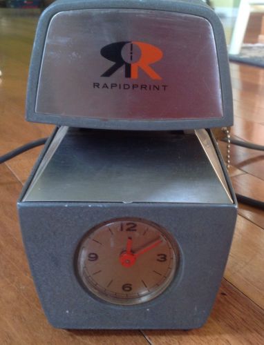 RapidPrint Time Clock, AR-1, with Keys, Operational