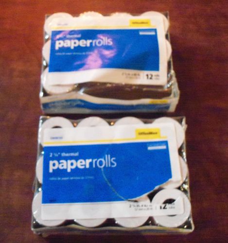 Office max 2 1/4 inch thermal paper rolls