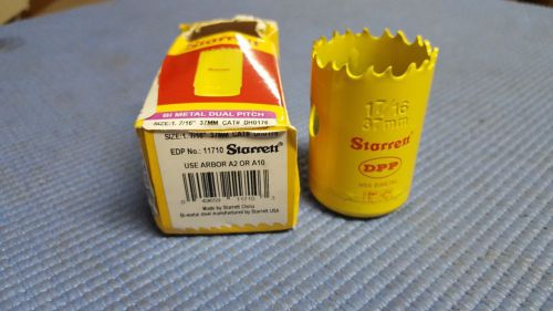 Starrett 1-7/16&#034;  37 mm hole saw bi-metal edp 11710 for sale