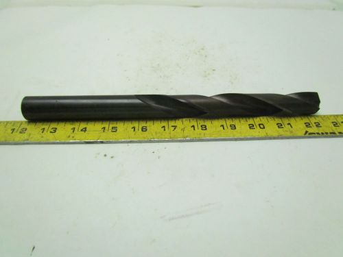 21.5mmx263.5mm 2 flute twist drill high speed steel 21.32mm straight shank