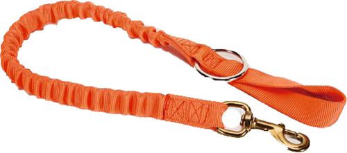 Bungee Chainsaw Lanyard 31&#034;-49&#034; Bright Orange With Ring And Snap Hook