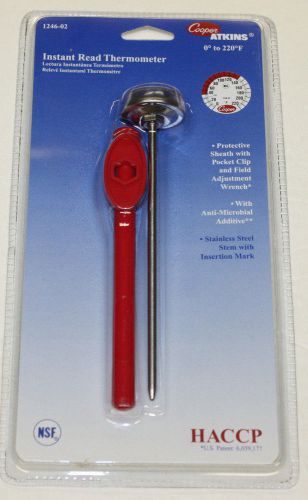 Cooper-atkins 1246-02 instant read pocket thermometer new in original packaging for sale
