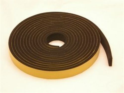 Rubber products neoprene rubber self adhesive strip : 3/4&#034; wide x 1/4&#034; thick x for sale