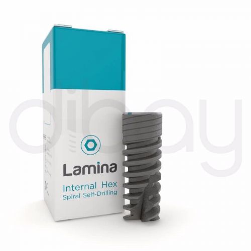1 x dental implant implants lamina® spiral conical body, internal hex system ce for sale