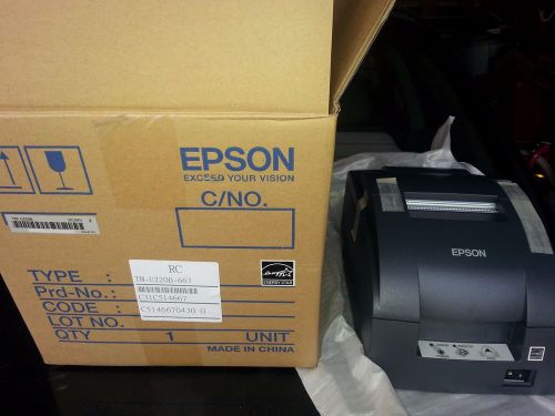 New Epson TM-U220B (M188B) Receipt Printer with Serial Interface