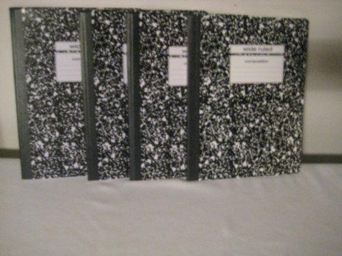Staples Composition Book 9 ? in x 7 ? in (4 pack)