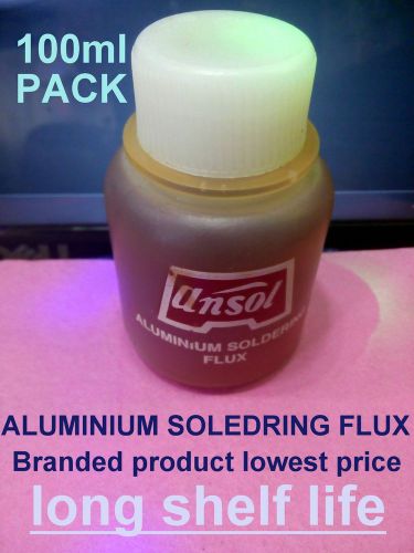 2x 100ml Flux  for soldering of aluminum, stainless steel, nickel, copper. 100ML